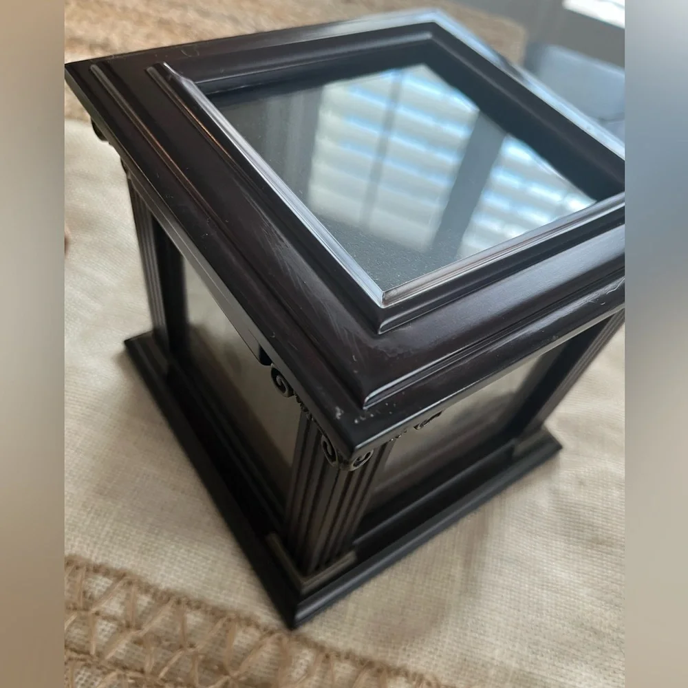 The Bombay Company Picture Frame Cube Storage Keepsake Box 2002